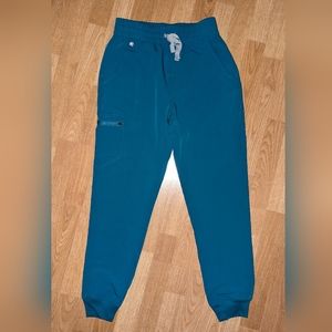 COPY - Figs Zamora high waisted pants, S, Caribbean Blue, New